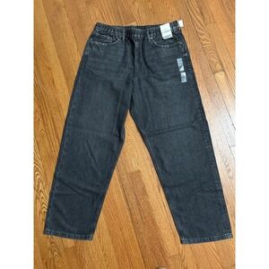 Brand New Gap UltraSoft Baggy Mens Jeans in Black Wash Size 34x32 Unisex